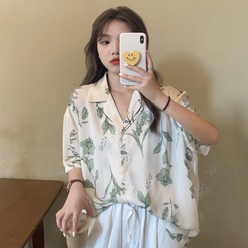 Áo Sơ Mi Tay Ngắn Dáng Rộng Thiết Kế Mới Thời Trang Theo Phong Cách Hồng Kông Cho Nữ