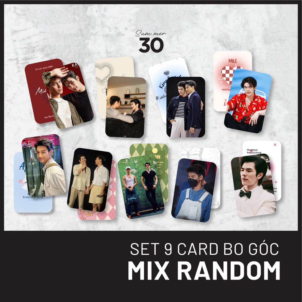 Sum.mer30 -  SET 9 CARD BO GÓC MileApo - KINNPORSCHE