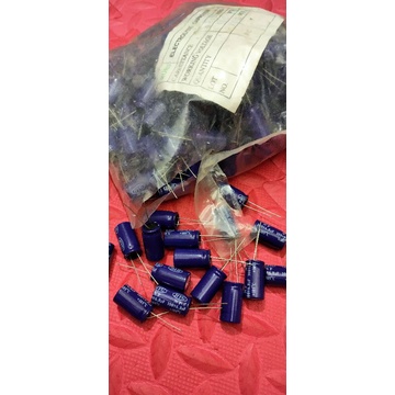 10 Tụ loa 6.8uf 100v xanh