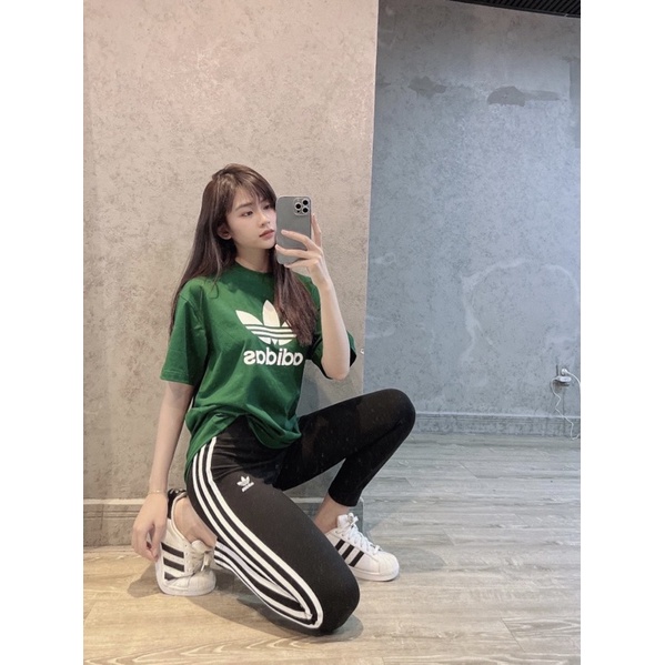 (HÀNG XUẤT XỊN) Áo xanh 3 lá mẫu basic