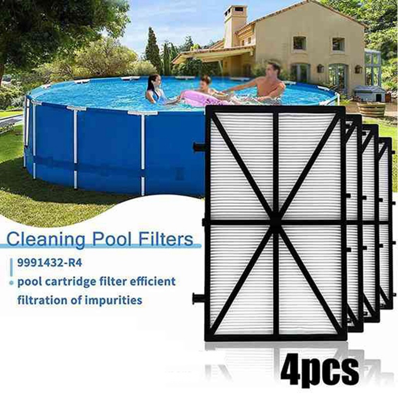 Bộ Lọc Làm Sạch Hồ Bơi Siêu Mỏng 9991432Set 4 Bộ Lọc Hồ Bơi R4 Cho Dolphin M400 M500