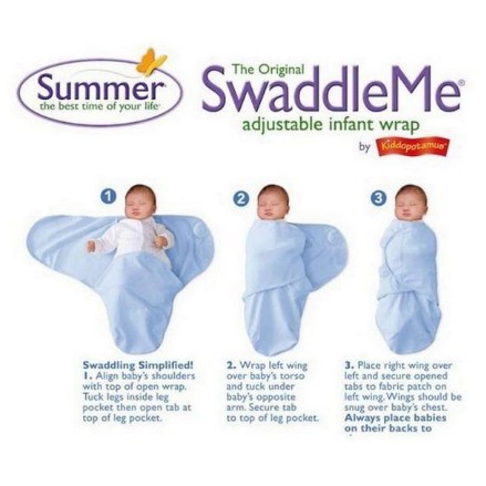 Khăn Quấn Ủ Kén Swaddleme-Summer Cho Bé Sơ Sinh