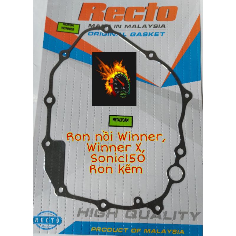 Ron nồi Winner, Winner X,  Sonic 150 Recto,  ron kẽm, malaysia