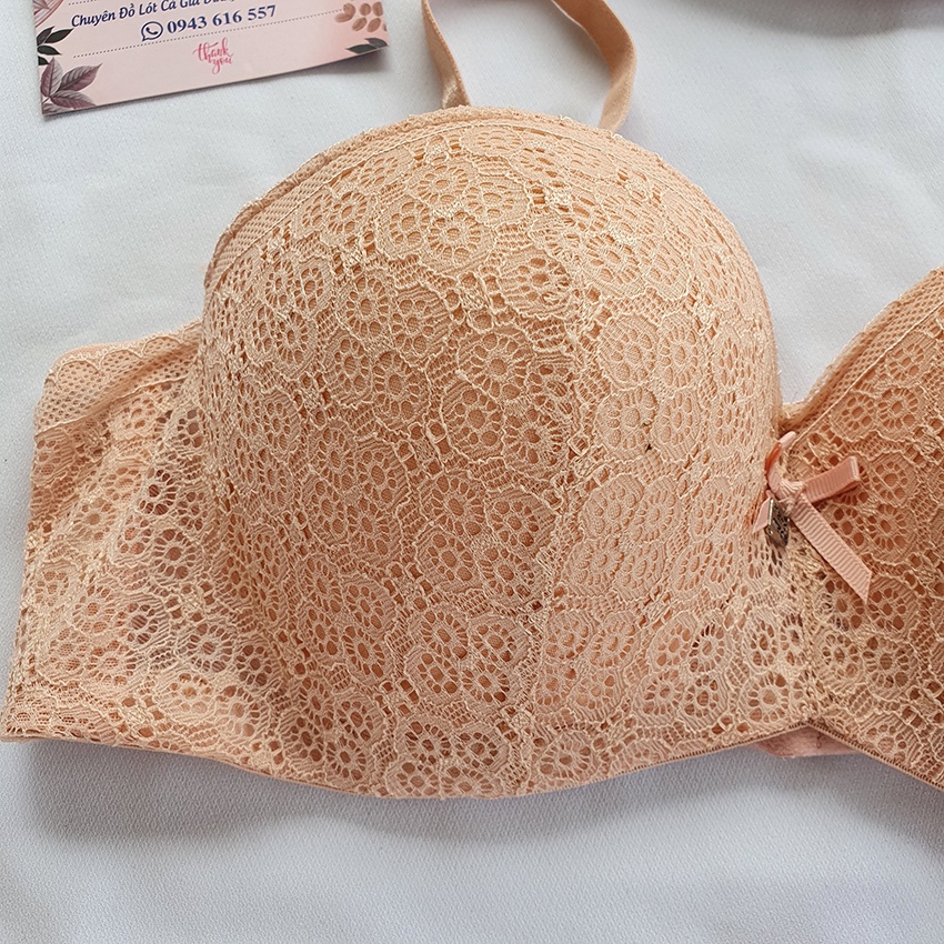 Áo Lót Nữ Ren - Có Gọng - Đệm Mút Mỏng - Cup Ngang Ngực - Quả Tròn Ôm Sexy Quyến Rũ