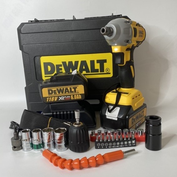 Máy Siết Bulong DeWALT DCF887 dòng cao cấp đầy đủ phụ kiện như hình