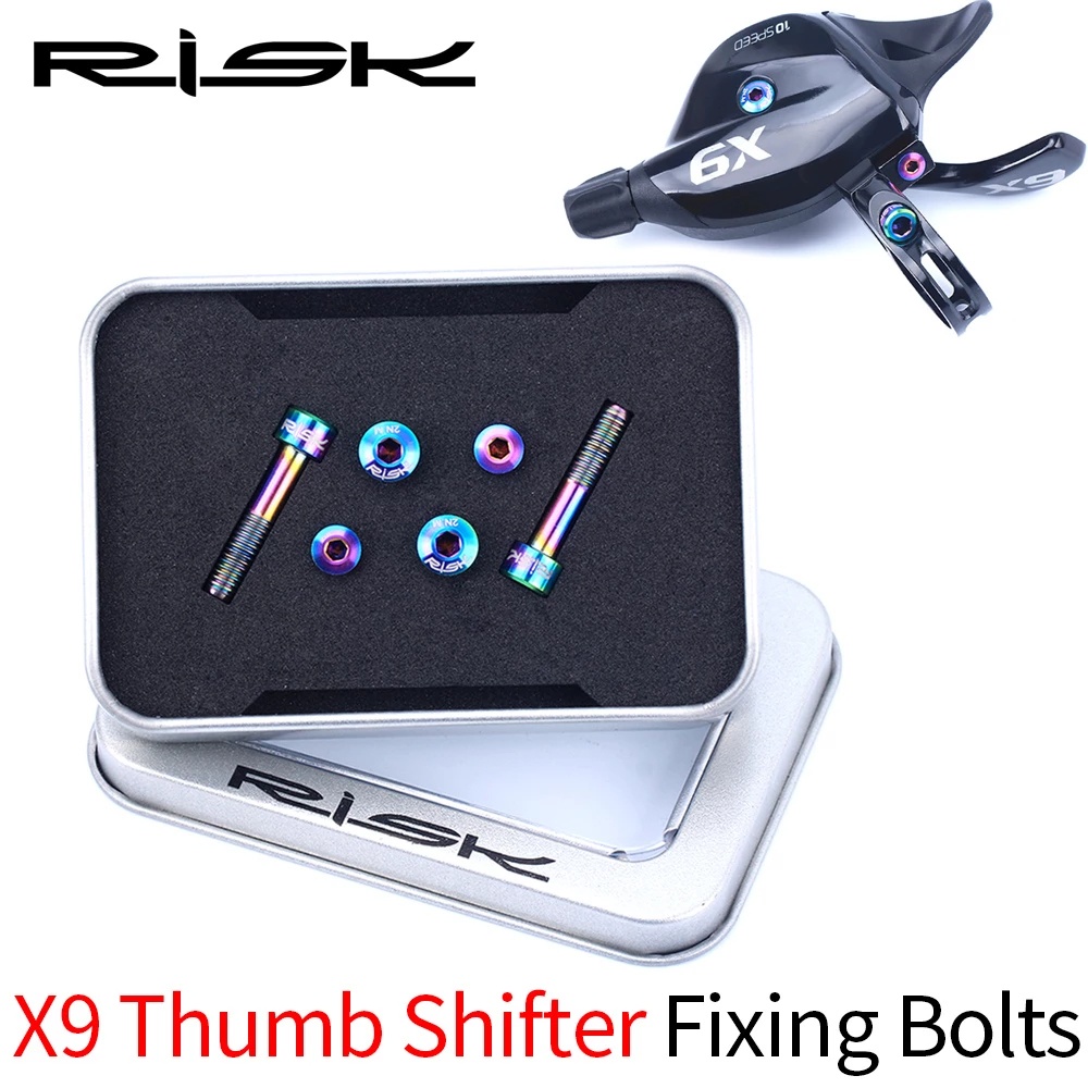 Set 6 Bu Lông Cố Định Tay Lái Bằng Hợp Kim Titan Cho Xe Đạp Leo Núi X7 X9