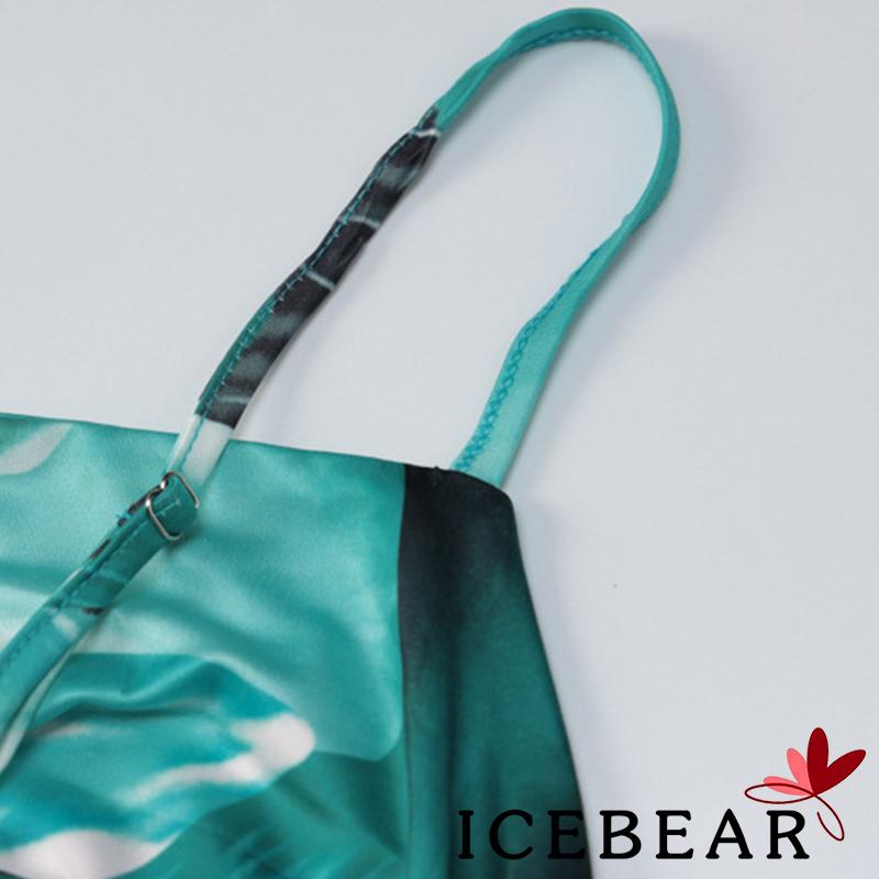 Đầm Hai Dây Dáng Ôm In Họa Tiết Thời Trang Quyến Rũ Cho Nữ