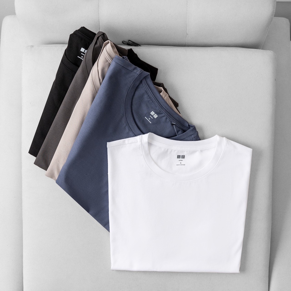 Áo phông nam cổ tròn Uniqlo dư xịn chất đẹp