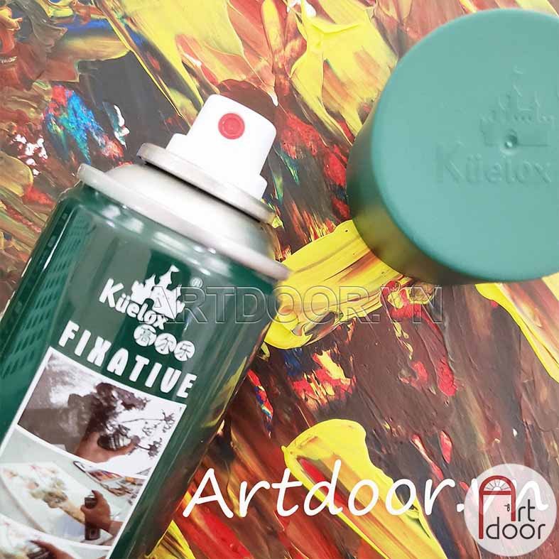 [ARTDOOR] PK Xịt bảo quản tranh Than Chì KUELOX lâu phai, kháng nước