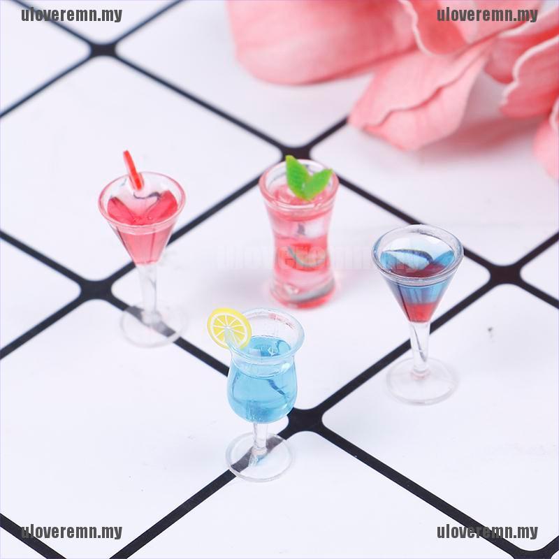 Mô Hình Ly Cocktail Mini Tỉ Lệ 1: 12 Trang Trí Nhà Búp Bê