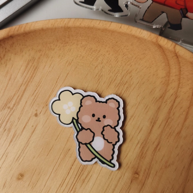 Sticker ghim cài trang trí balo túi ví xinh xắn dễ thương