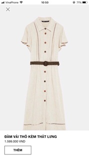 Đầm midi Zara