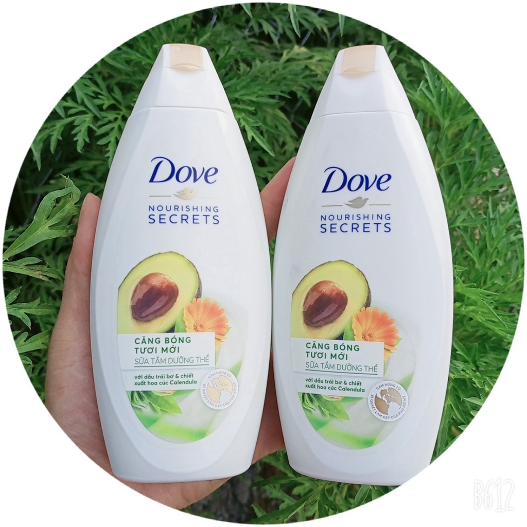 Sữa tắm dưỡng thể Dove căng bóng, thư giãn 180g