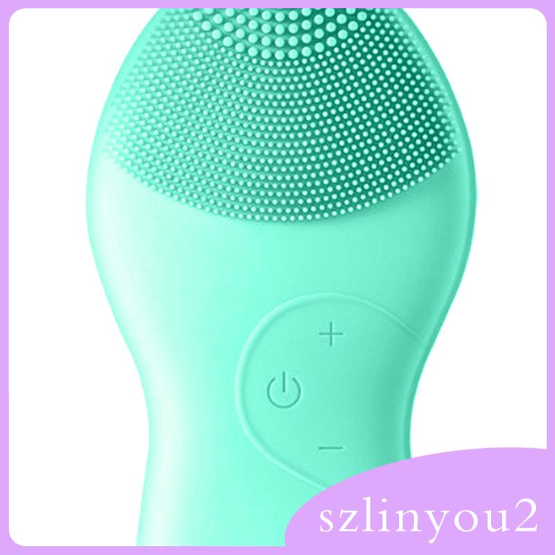 Máy rửa mặt điện bằng silicon giúp mát xa và tẩy tế bào chết chuyên sâu