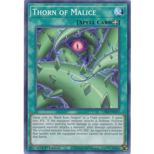 Thẻ bài Yugioh - TCG - Thorn of Malice / LDS2-EN117'