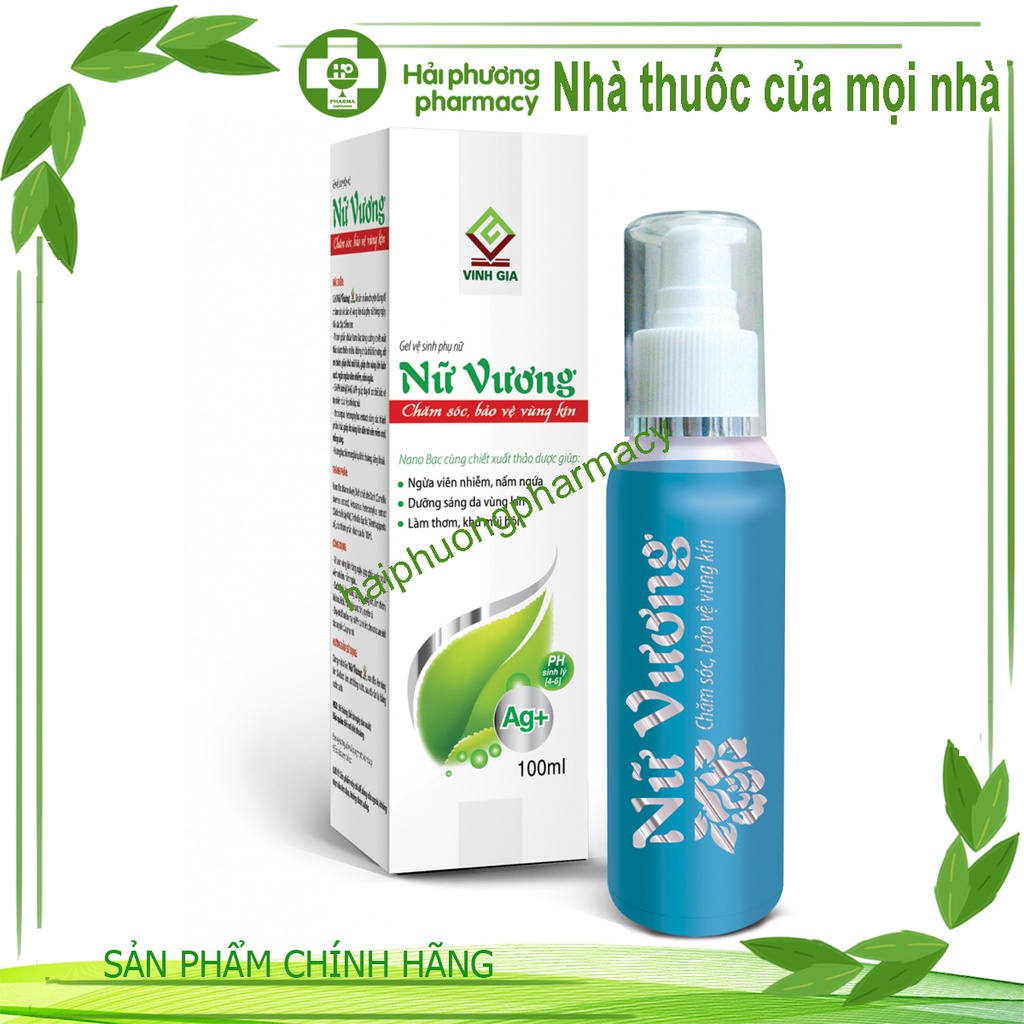 Dung dịch vệ sinh Nữ Vương 100ml chăm sóc và bảo vệ vùng kín