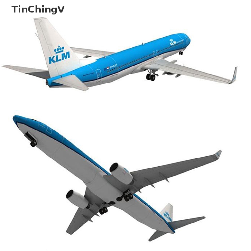 Mô Hình Máy Bay Giấy 3D Boeing 737 Tỉ Lệ 1: 100