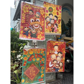 DECAL TRANG TRÍ TẾT