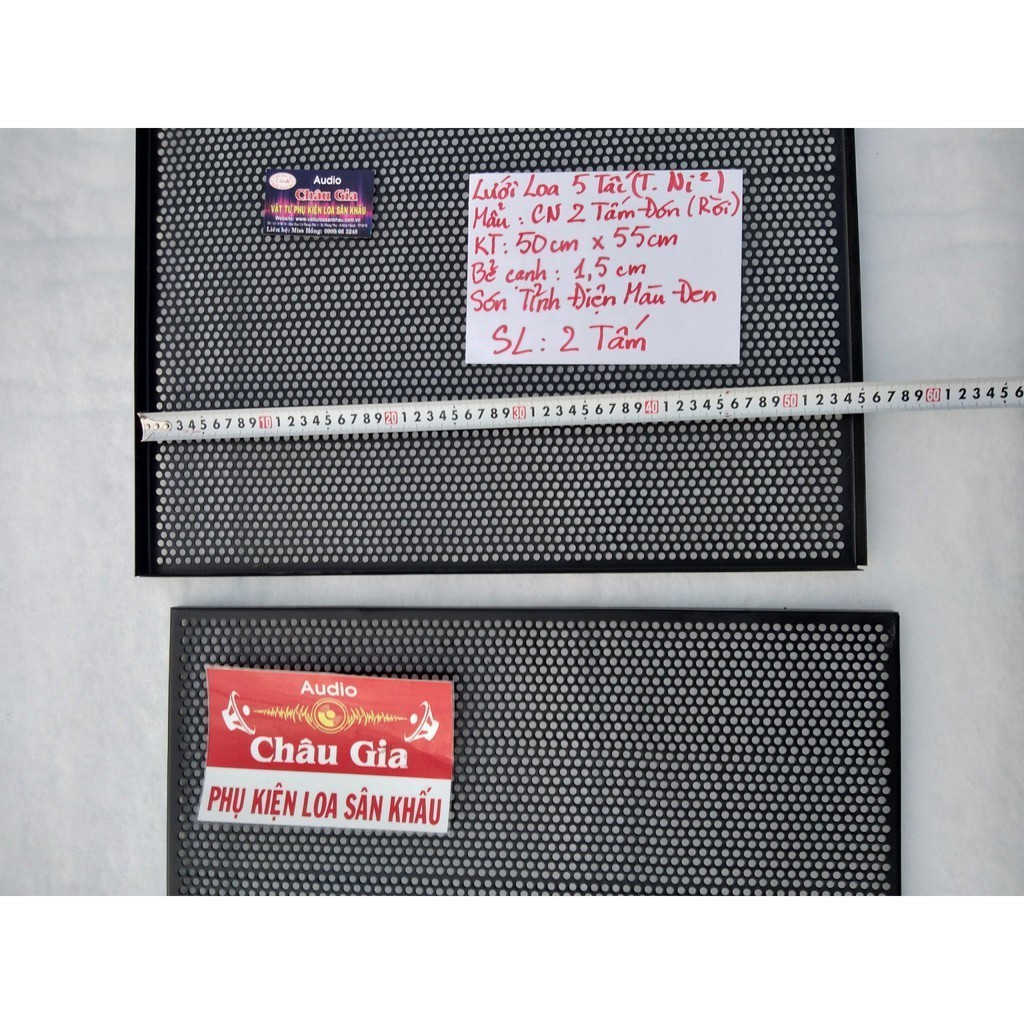 Lưới loa 5 tấc  2 tấm Audio Châu Gia