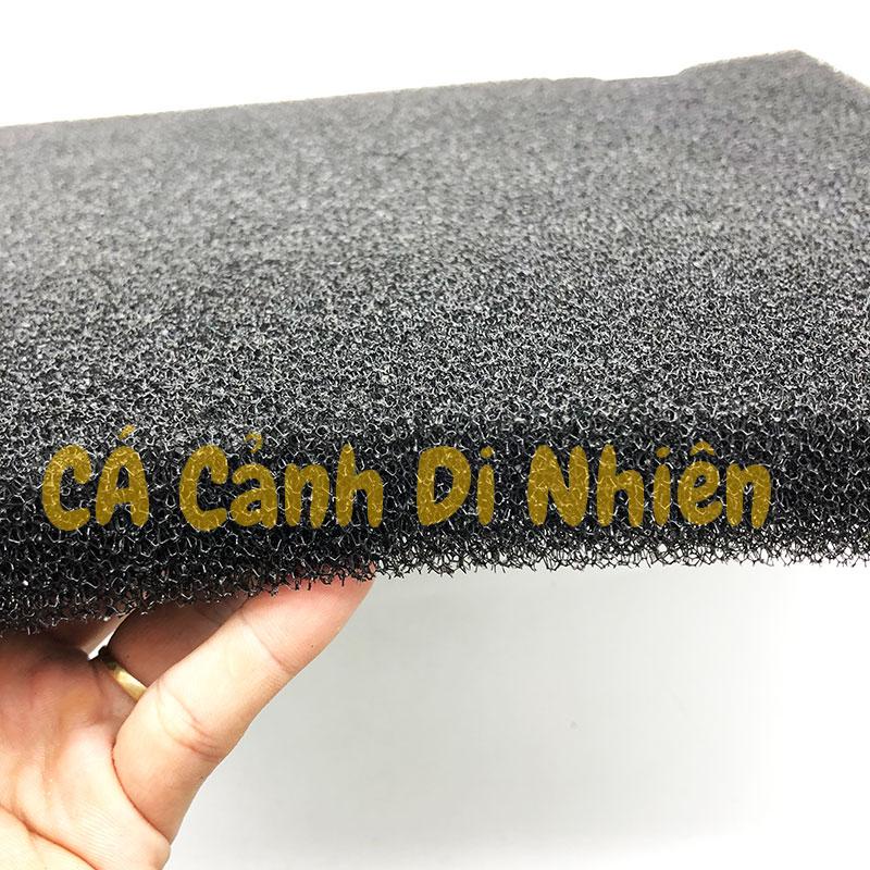 Mút đen lọc nước - Bông gòn đen lọc nước hồ cá Koi 50x50 cm