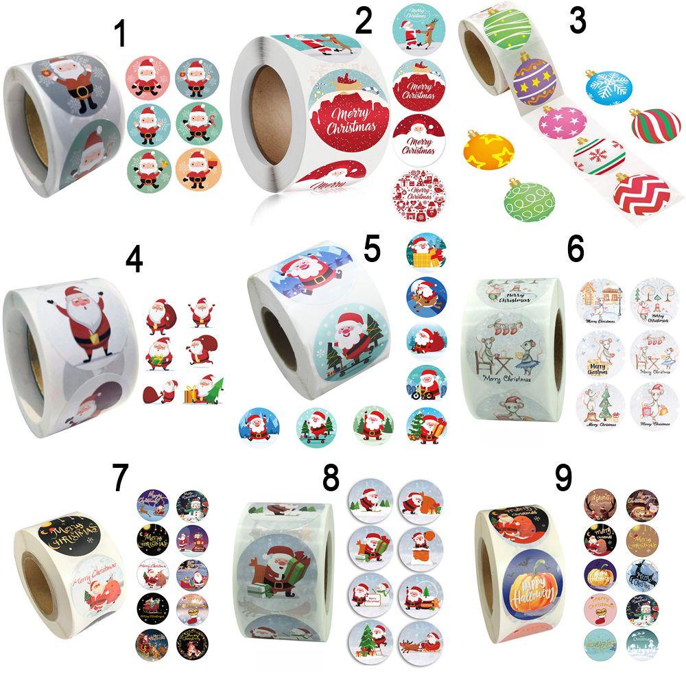 Set 500 Miếng Dán Ghi Chú Trang Trí Giáng Sinh DIY