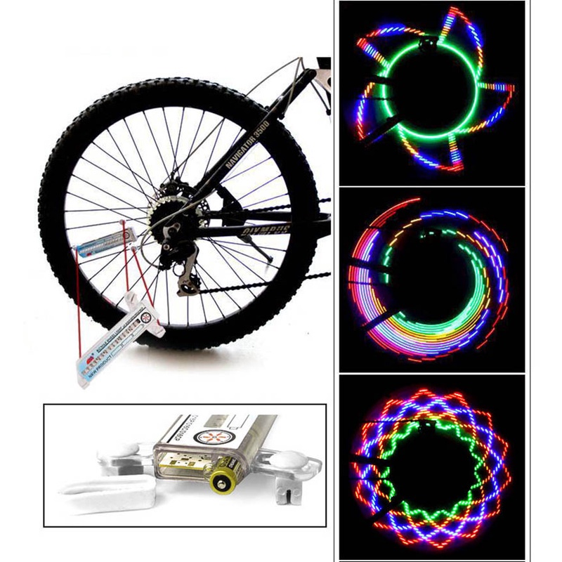 Đèn Led 32 Bóng Gắn Bánh Xe Đạp / Xe Máy 24 Inch