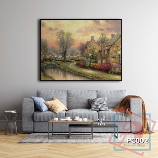 Tranh Canvas phong cảnh Châu Âu cổ điển - PC002