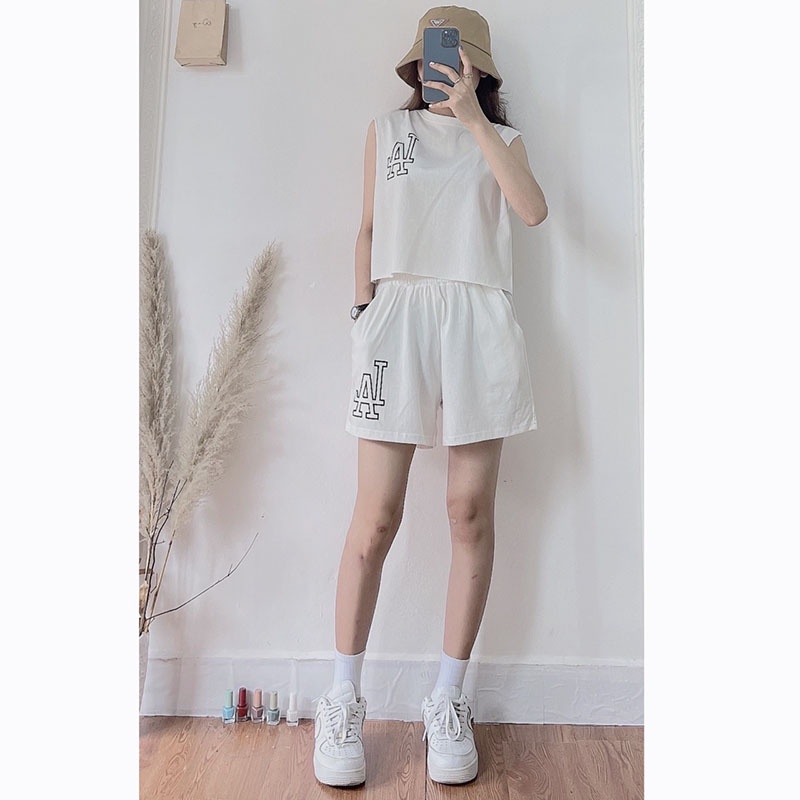 Sét Tanktop Dáng Croptop Cực Hót M828