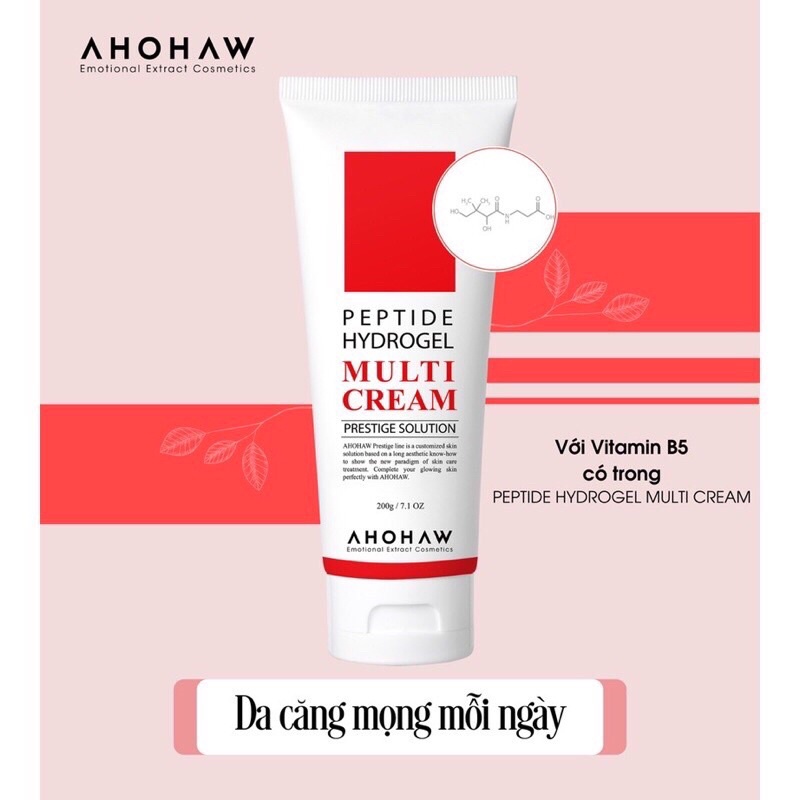 [Chính hãng]Kem dưỡng đa chức năng AHOHAW PEPTIDE HYDROGEL MULTI CREAM - Chính hãng Hàn Quốc