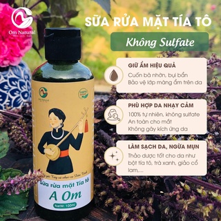 Sữa rửa mặt Tía tô A Om Sapa 100ml