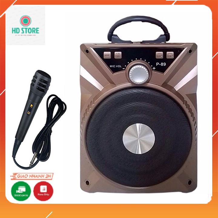 Loa Kéo Karaoke Bluetooth P88 Âm Thanh Rất Hay, Pin Sạc Tiện Lợi- Tặng Micro Hát Cực Hay, Thiết Kế Gọn Nhẹ Tiện Lợi.