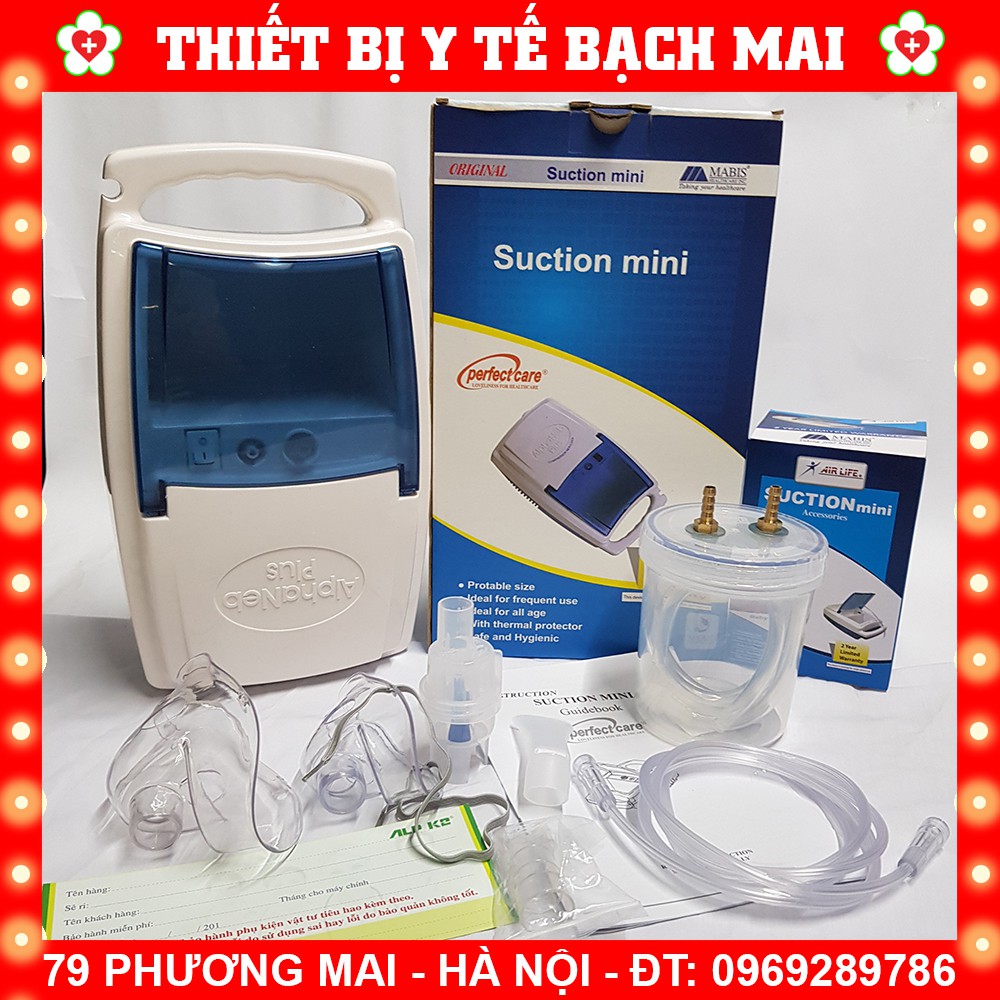 [NEW 2020] Máy Xông Hút Mũi 2 In 1 AG Life Hi Baby Phiên Bản Mới Có Đồng Hồ Áp Lực [Ấn Độ - BH 08 Năm]