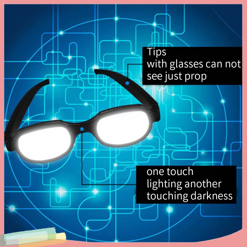 Kính Mát Có Đèn LED Phát Sáng Thời Trang Cá Tính Cho Nam Và Nữ