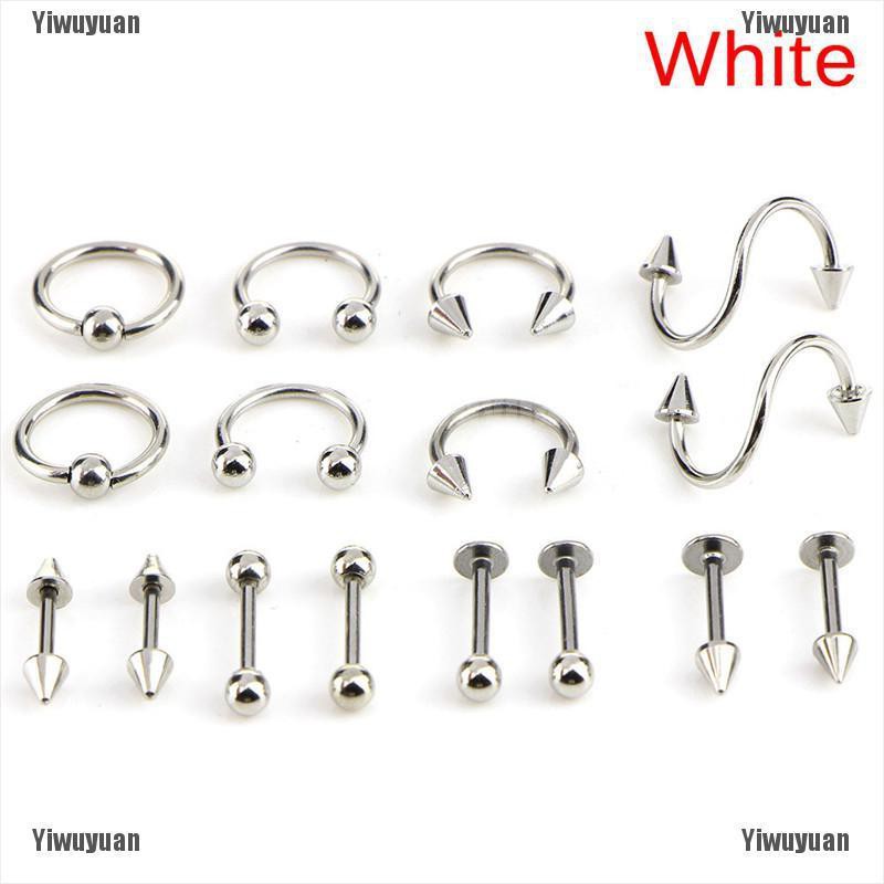 Bộ 16 Món Đồ Thời Trang Cá Tính Bằng Inox