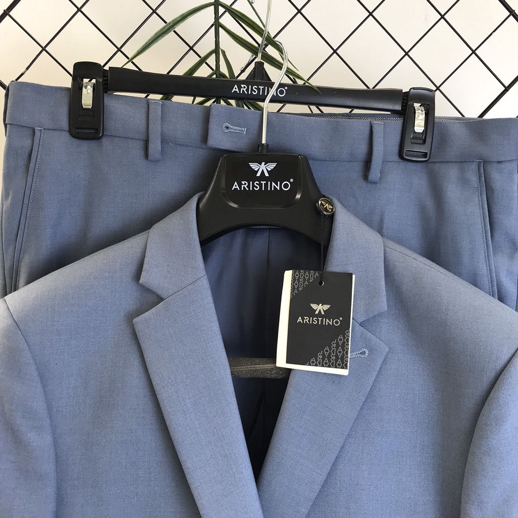 Bộ VEST nam Aristino CHÍNH HÃNG tag 4200k from ôm quần ly vĩnh viễn ASU010W7