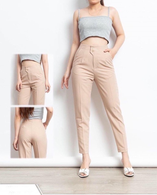 [Mã FAMAYWA giảm 10K đơn 50K] Quần tây baggy cạp liền | BigBuy360 - bigbuy360.vn