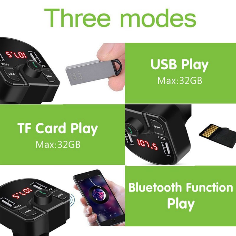 Tẩu sạc LYMOYO phát nhạc MP3 kết nối bluetooth cho xe hơi