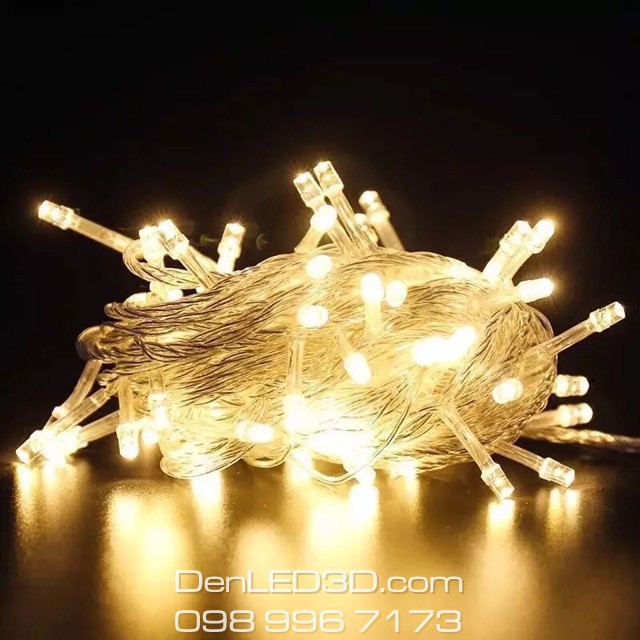 Dây Đèn LED Đom Đóm Fairy Light Trang Trí Ngoài Trời Chống Nước, Nhiều Chế Độ Sáng