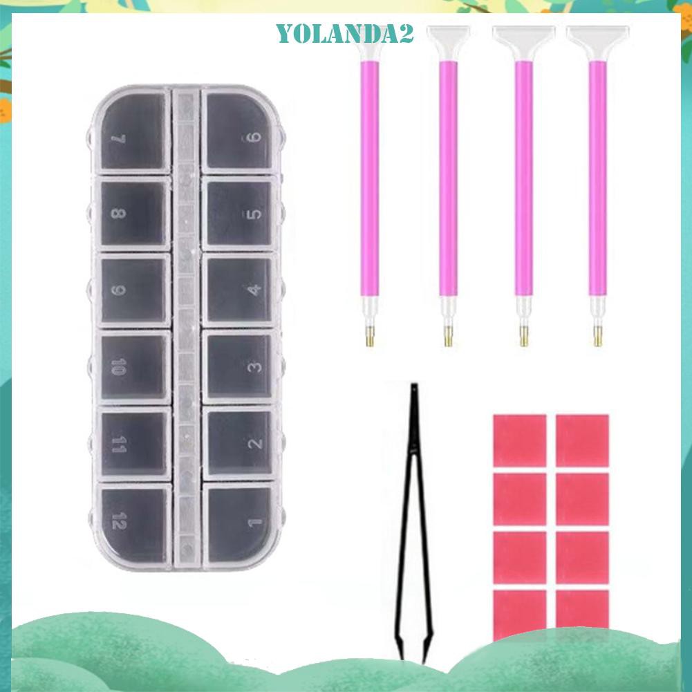 Bộ Dụng Cụ Làm Tranh Đính Đá Diy Tiện Dụng Và Thủ Công