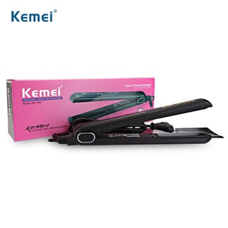 Máy duỗi thẳng, duỗi cúp cao cấp chỉnh 9 mức nhiệt độ cảm ứng kemei km 1089