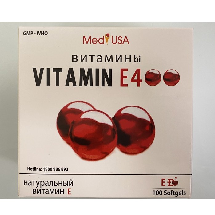 Vitamin E Đỏ,Lô Hội.100 Viên.Giúp Cải Thiện Chống Lão Hóa Da,Sáng Và Mịn Da