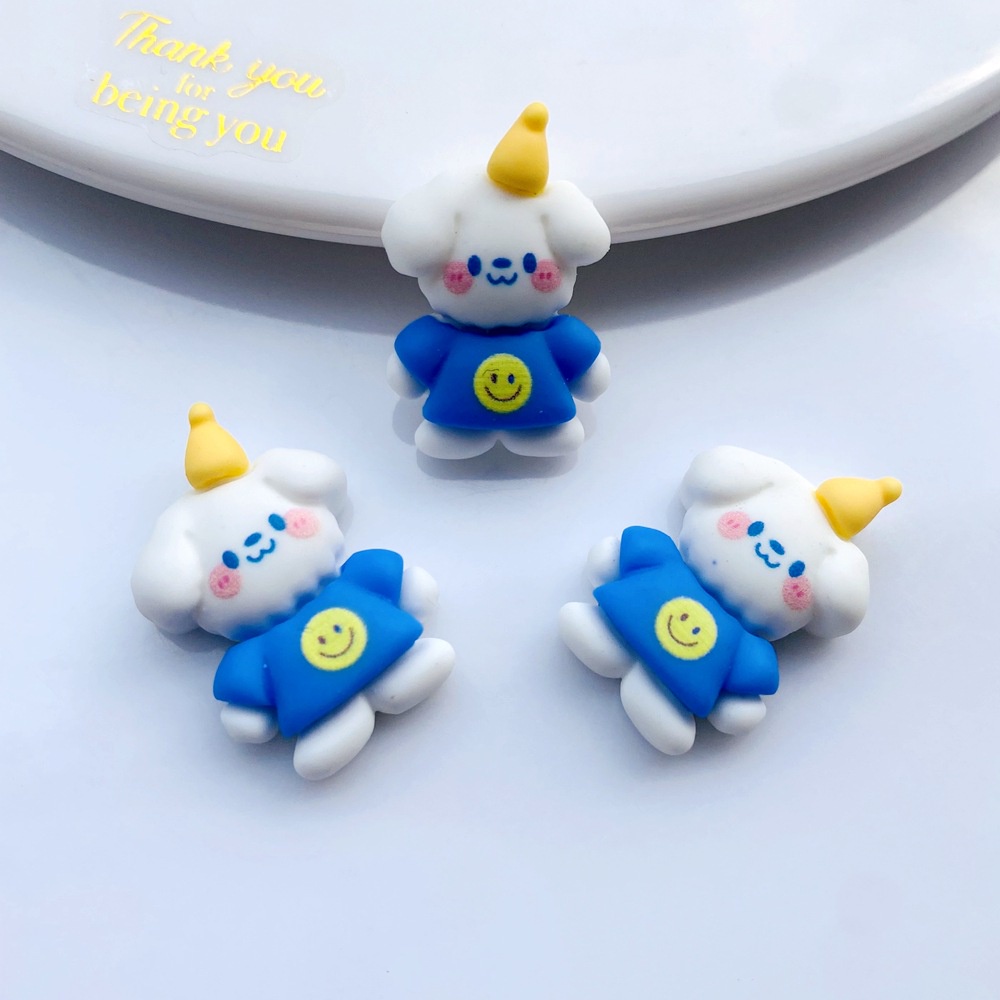 Bộ 10 Miếng Dán Kẹp Tóc/Điện Thoại/Cốc Nước Hình Gấu/Thỏ Cảm Giác Matte DIY