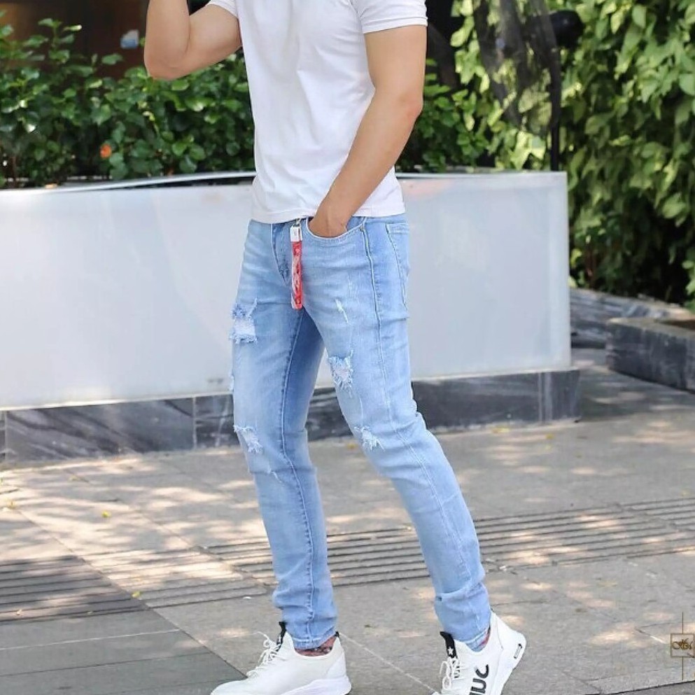 Quần Jean Nam , Quần Bò Nam Trẻ Trung Thiết Kế Đơn Giản OBOK FASHION QJN0 | BigBuy360 - bigbuy360.vn