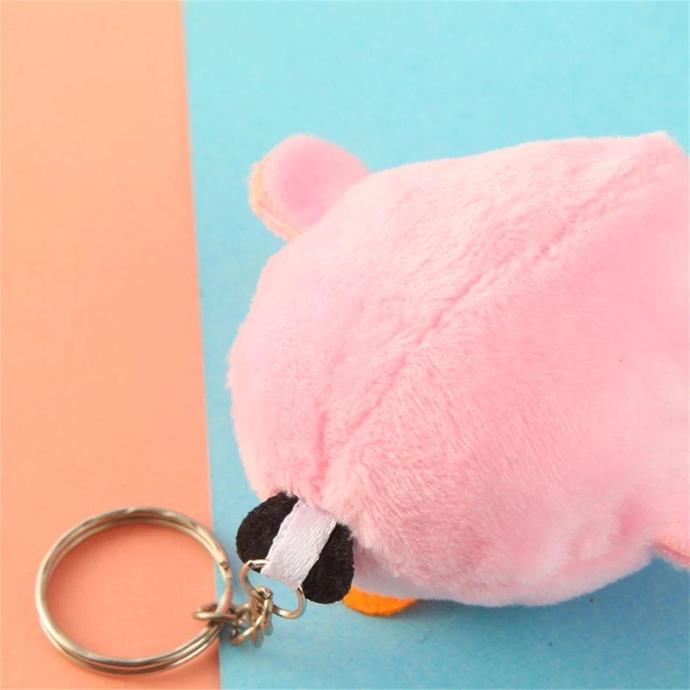 Móc Khóa Hình Gà Nhồi Bông 6cm Đáng Yêu