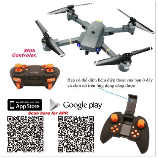Flycam Mini XT-1 ✔chính hãng✔️ Kết nối Wifi 2.4 GHz quay phim, chụp ảnh Full HD 720P, Chống rung.