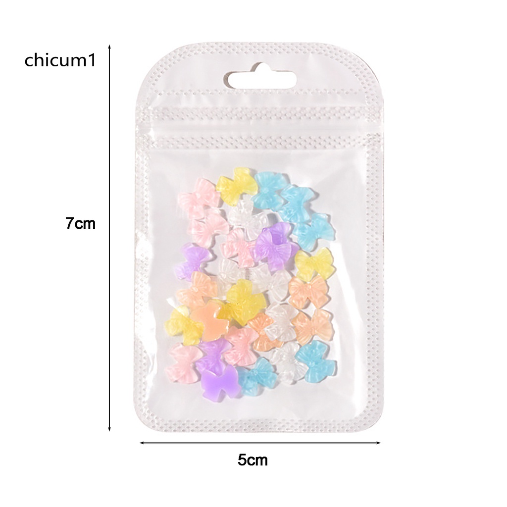 [Hàng mới về] Bộ 30 hạt phụ kiện trang trí móng tay họa tiết đa dạng 3D tuỳ chọn