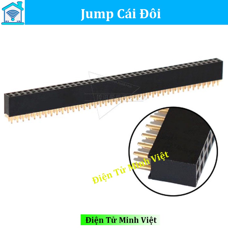 Jump Cái Đôi 2x40 2.54 Loại Thẳng Giá Rẻ