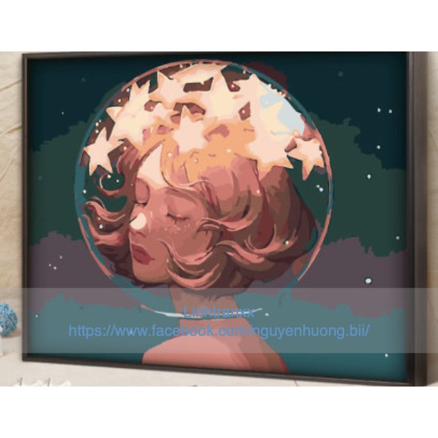 (sẵn) Tranh sơn dầu số hóa kích thước 40x50cm (có khung) | BigBuy360 - bigbuy360.vn