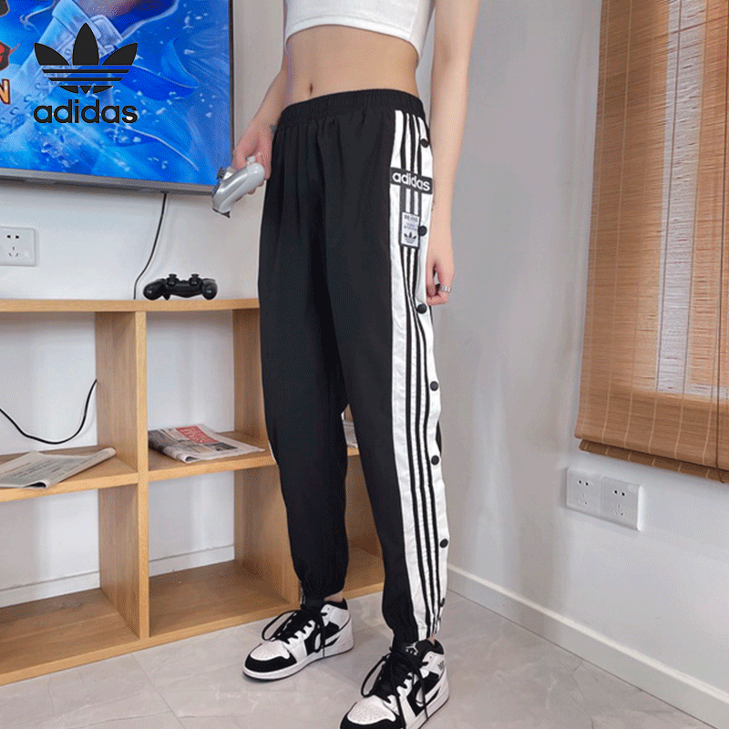 Quần Thể Thao Adidas Ba Sọc Dáng Rộng Thoáng Khí Thời Trang Mùa Hè Dành Cho Nữ | BigBuy360 - bigbuy360.vn