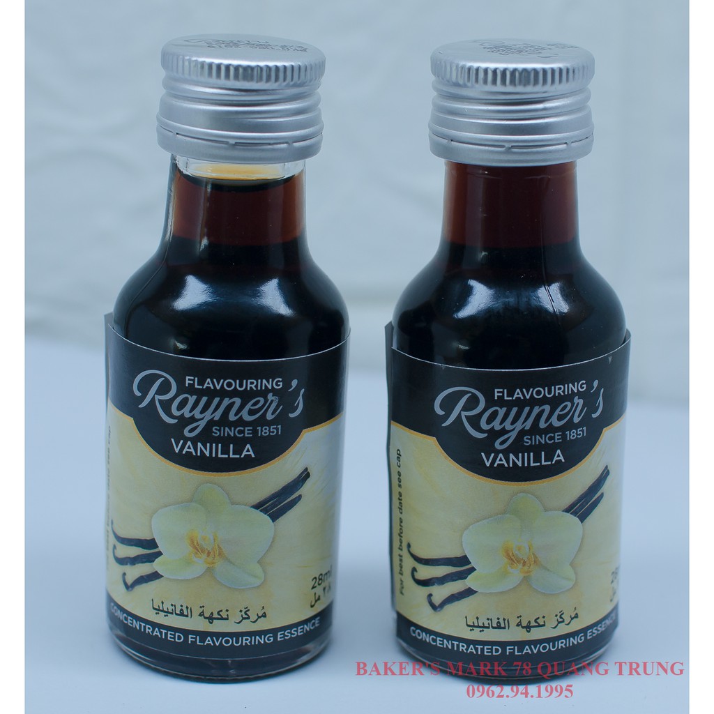 Tinh dầu Vanilla Essence Rayner's 28ml